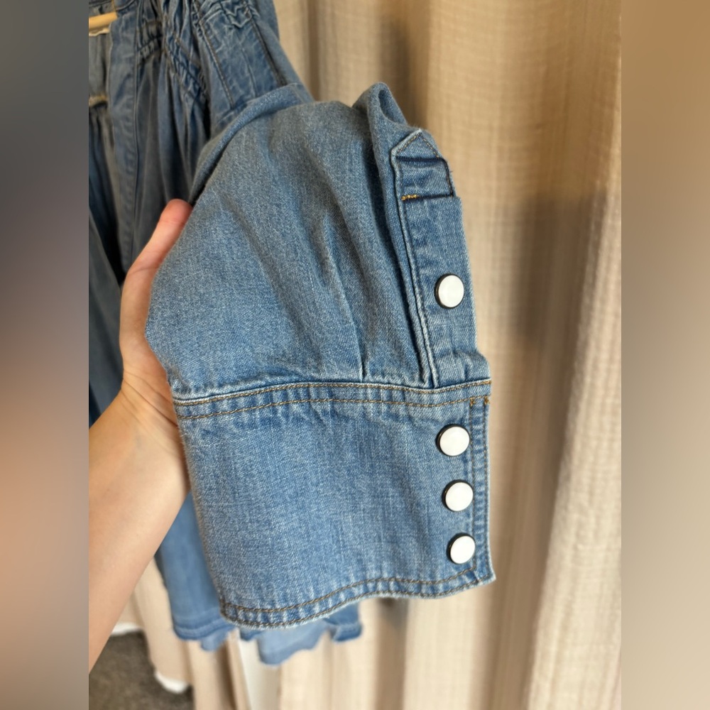 Like new Free People Denim Tunic Top- Small - Picture 4 of 11
